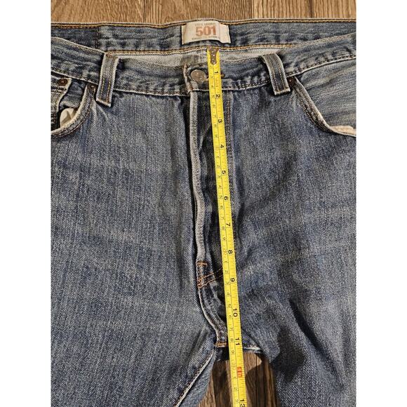 Vintage 90s Levis 501 XX Jeans Mens 36x28 (36x32 Tag) Straight Button Fly Y2K - Picture 12 of 14